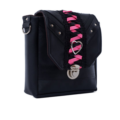 2- Wege Tasche Hand- und Gürteltasche Pink Heart