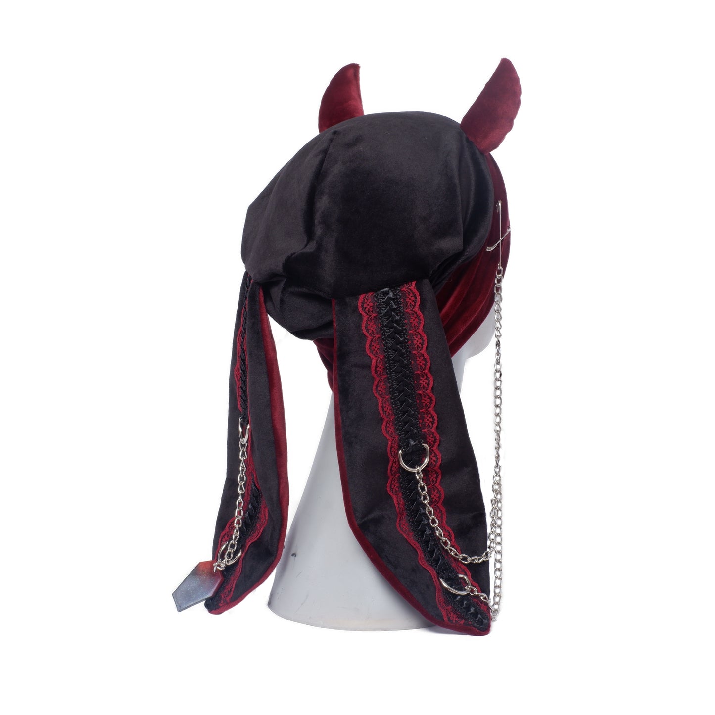 Velvet Bunny Beanie - Demon Bunny