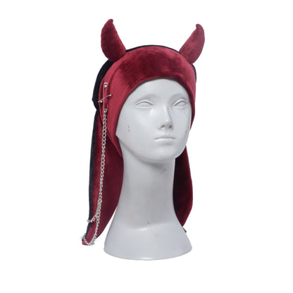 Velvet Bunny Beanie - Demon Bunny