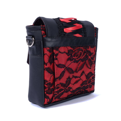 2- Wege Tasche Hand- und Gürteltasche Blood Rose