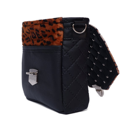 2- Wege Tasche Glam Cheetah