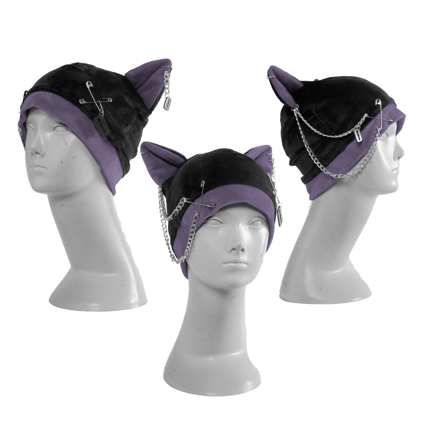 Cat Hat Beanie - Kitty Cut-10 Farben