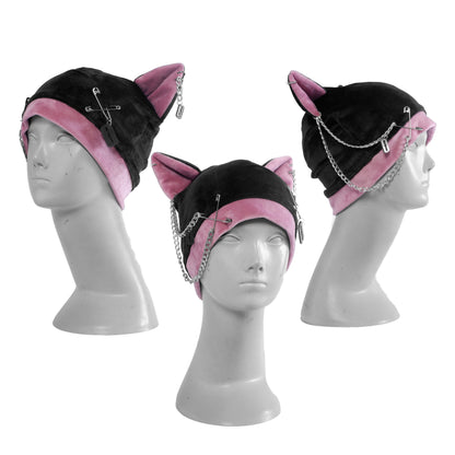 Cat Hat Beanie - Kitty Cut-10 Farben